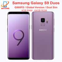 Samsung Galaxy S9 Duos G960FD 4GB RAM 64GB ROM Dual Sim Octa Core globalna wersja 5.8 "NFC oryginalny LTE Exynos telefon komórkowy 1